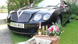 Bentley Continental Flying Spur Wedding car. Click for more information.