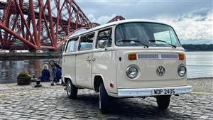 Volkswagen Camper Wedding car. Click for more information.