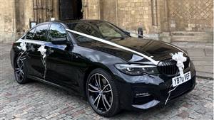 BMW 330e Wedding car. Click for more information.