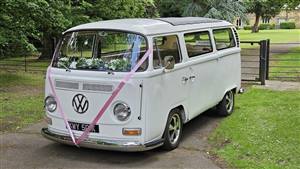 VW Campervan Wedding car. Click for more information.