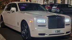 Rolls Royce Phantom Wedding car. Click for more information.