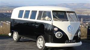 Volkswagen 1967 Splitscreen Campervan Wedding car. Click for more information.