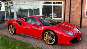 Ferrari GTS Wedding car. Click for more information.