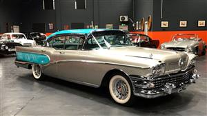 Buick 1958 Riviera Wedding car. Click for more information.