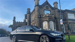 BMW 7 Series Wedding car. Click for more information.