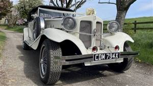 Beauford Tourer Wedding car. Click for more information.