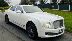 Bentley Mulsanne Wedding car. Click for more information.