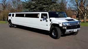 Hummer Limousine Wedding car. Click for more information.