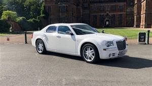 Chrysler 300c Wedding car. Click for more information.