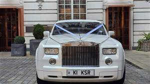 Rolls Royce Phantom Wedding car. Click for more information.