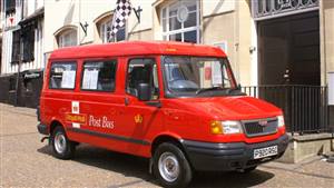 Royal Mail LDV Pilot Post Bus Wedding car. Click for more information.