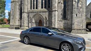 Mercedes Benz Long Wheel Base S Class Limousine Wedding car. Click for more information.