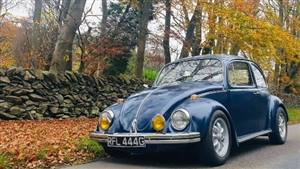 VW Beetle 1300 Wedding car. Click for more information.