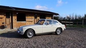 MGB GT Wedding car. Click for more information.