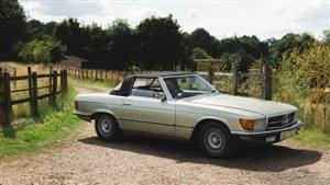 Mercedes 280SL Wedding car. Click for more information.