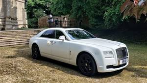 Rolls Royce Ghost Wedding car. Click for more information.