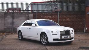 Rolls Royce Ghost Wedding car. Click for more information.