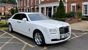 Rolls Royce Ghost Wedding car. Click for more information.