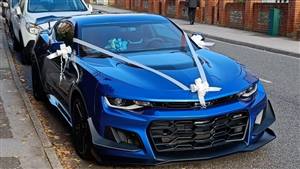 Chevrolet Camaro ZL1 Wedding car. Click for more information.