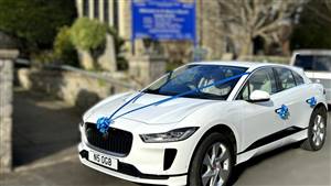 Jaguar I Pace Wedding car. Click for more information.